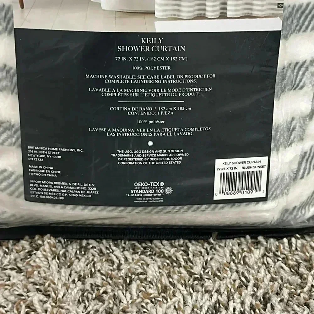 Ugg Keily Shower Curtain- Rare to find